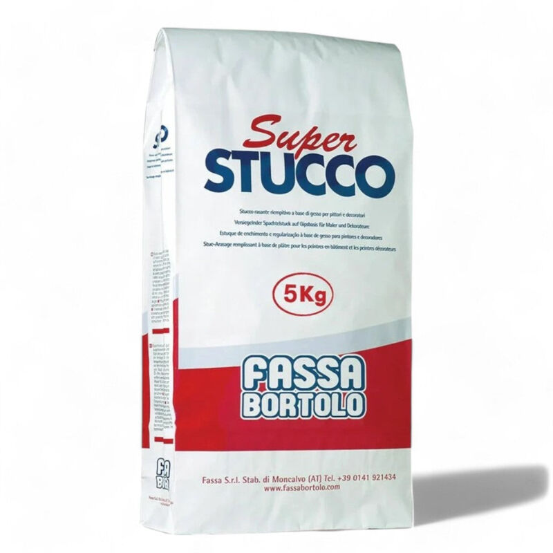 foto del prodotto no brand stucco rasante in polvere per superfici lisce composto da gesso e additivi specifici per interni sacco temperatura applicazione 10 kg