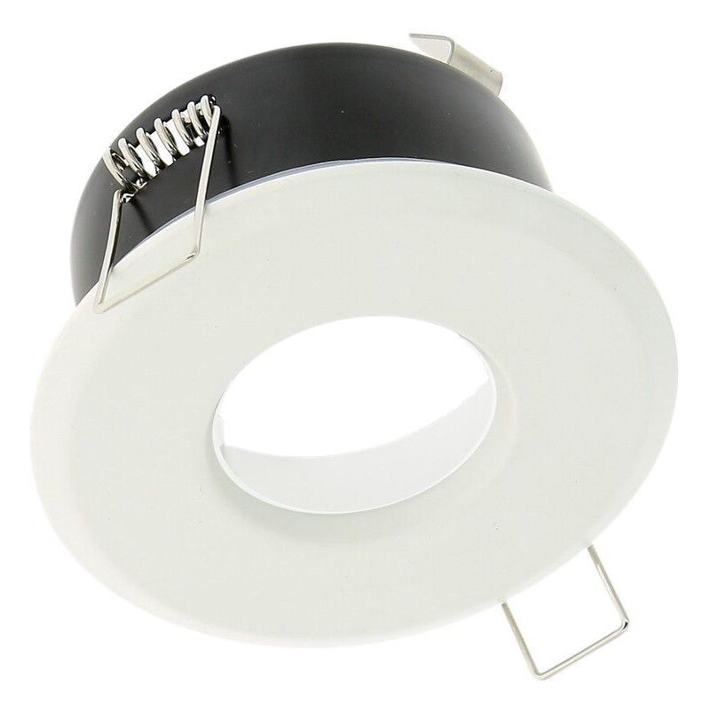 foto del prodotto no brand supporto faretto led waterproof ip65 fisso tondo bbc bianco