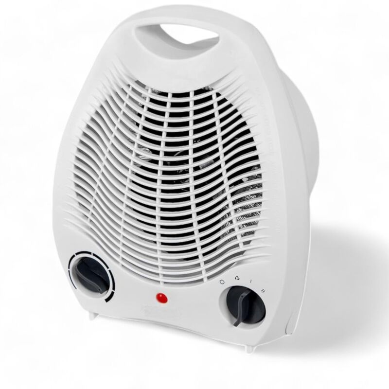 foto del prodotto no brand termoventilatore portatile 2000w con termostato regolabile tre livelli di temperatura e aria fresca per ambienti