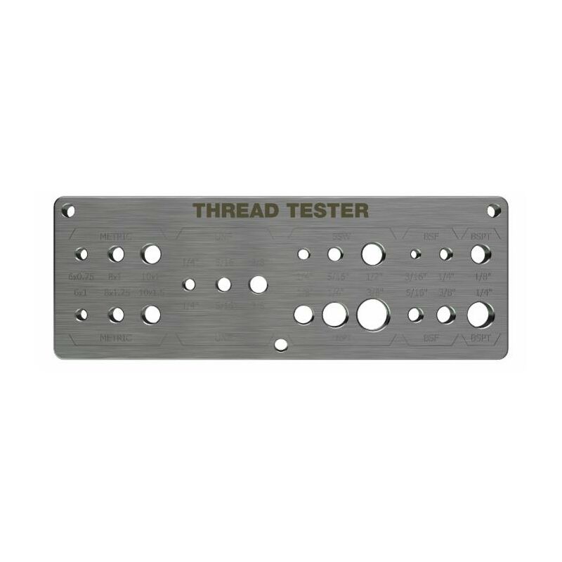foto del prodotto no brand tester identificatore filettatura