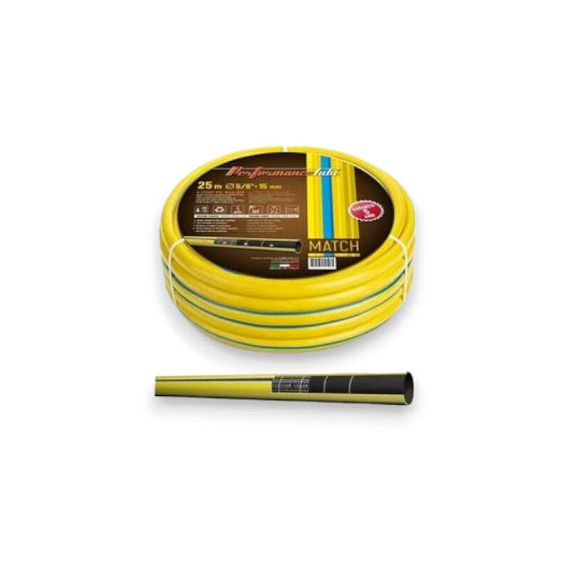 foto del prodotto no brand tubo magliato giallo per esterno diametro 1.9 cm 3 4 50 mt
