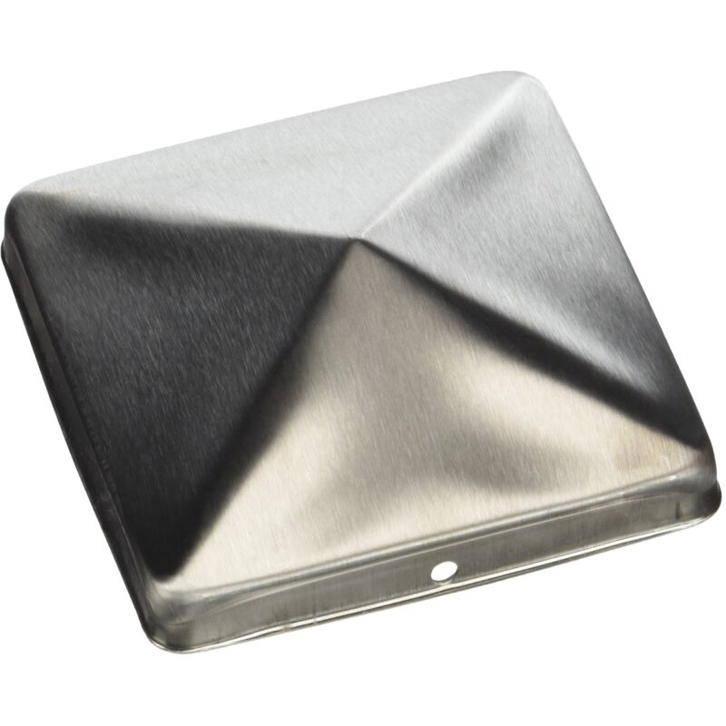 immagine 0 del prodotto no brand vasalat 302319 tappo per pali in legno, 100 x 100 mm, acciaio inox, argento, 100x100