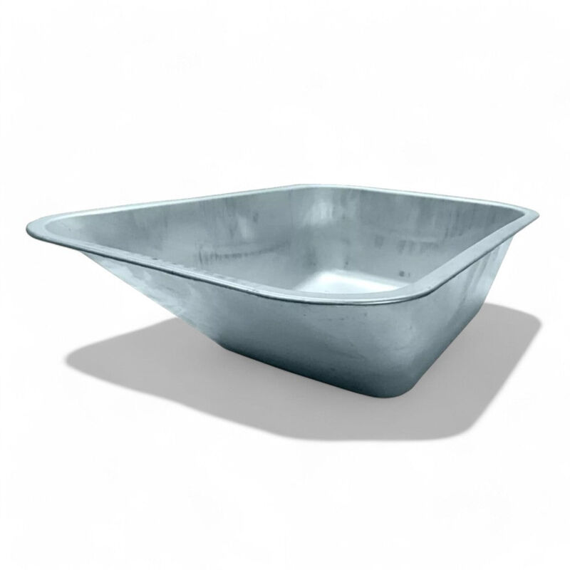 foto del prodotto no brand vasca in metallo zincato per carriola capacit 85 litri 59x82x39 cm resistente e durevole per uso intensivo