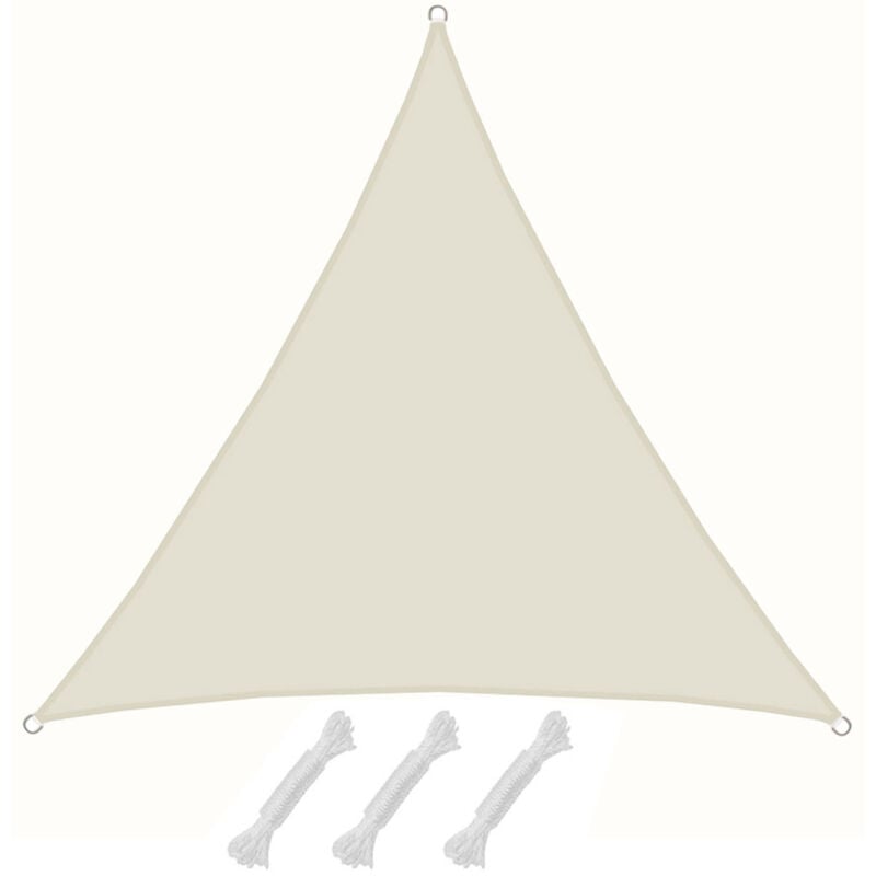 foto del prodotto no brand vela parasole sahara beige l 4x4x4m triangolare poliestere