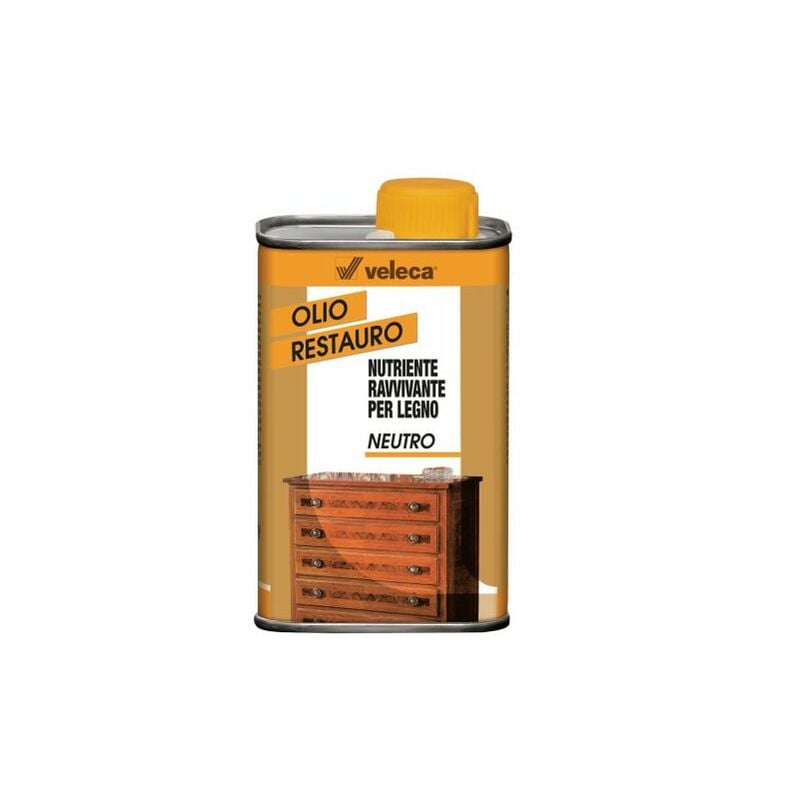 foto del prodotto no brand veleca olio restauro neutro per nutrire e ravvivare il legno ml 250 22478 