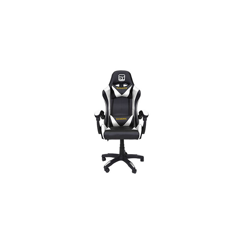 foto del prodotto no brand xtreme 90563w sedia per videogioco sedia da gaming per pc seduta imbottita nero, bianco