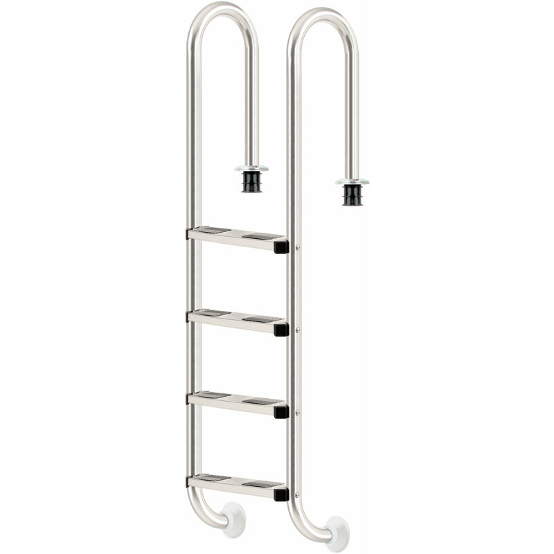 foto del prodotto no brand zelsius scala per piscina in acciaio inox con 4 gradini 50,2 x 36,5 x 183 cm