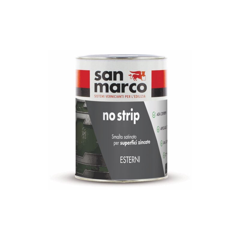 foto del prodotto no strip smalto per superfici zincate ardesia lt 0,75