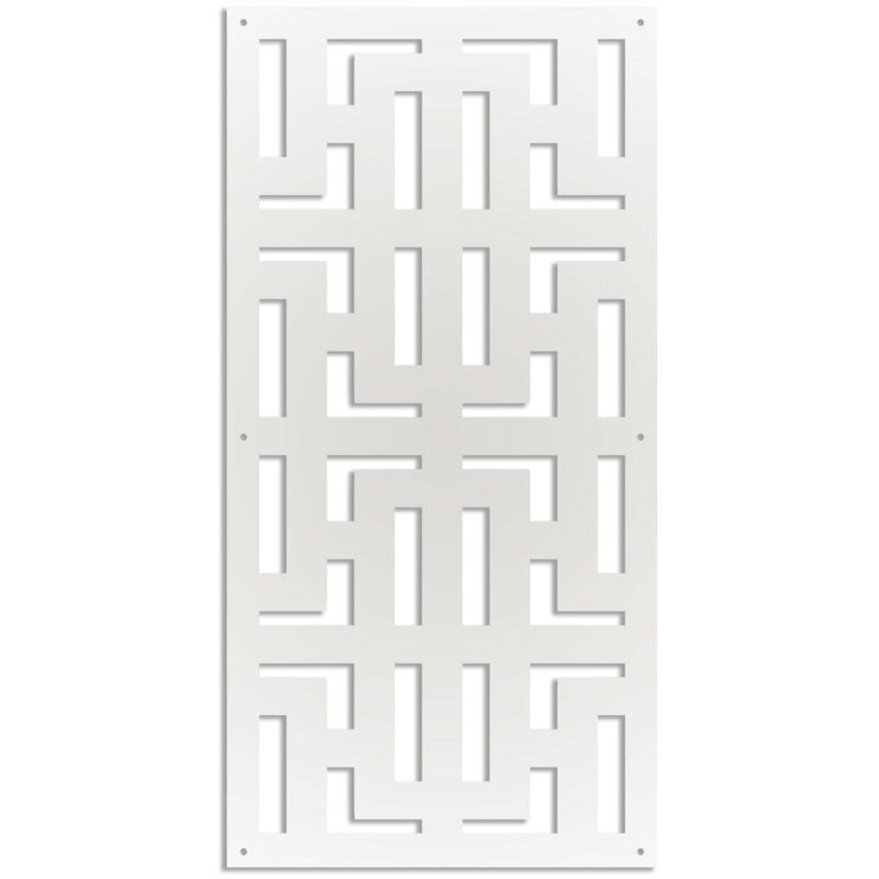 foto del prodotto no way pannello in pvc traforato parasole colore bianco misura 50x150 cm