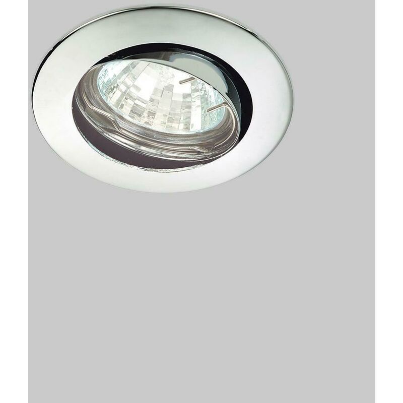 foto del prodotto nobile illuminazione nobile italia faretto incasso orientabile tondo cromo lucido 4112 h cr