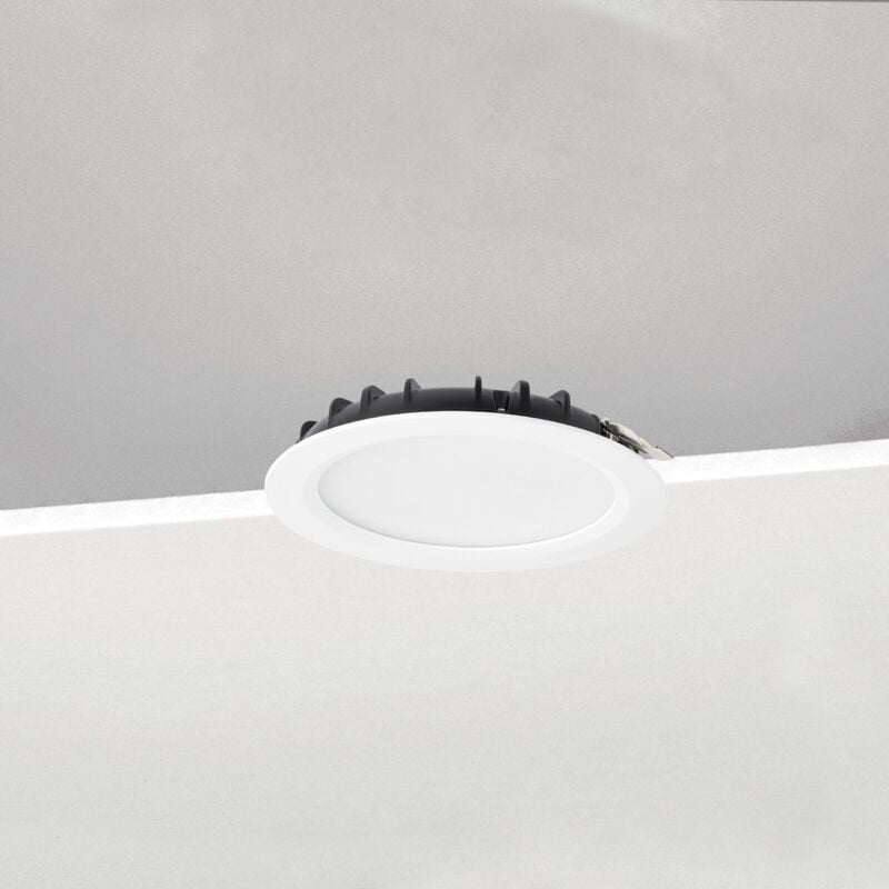 foto del prodotto nobile illuminazione pannello led rotondo plano 12w 3000 4000 6000k bianco pln2 d