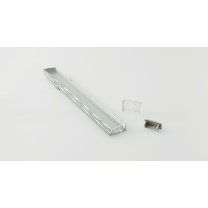 foto del prodotto nobile illuminazione profilo alluminio con diffusore opale 2mt barra strip 3 s
