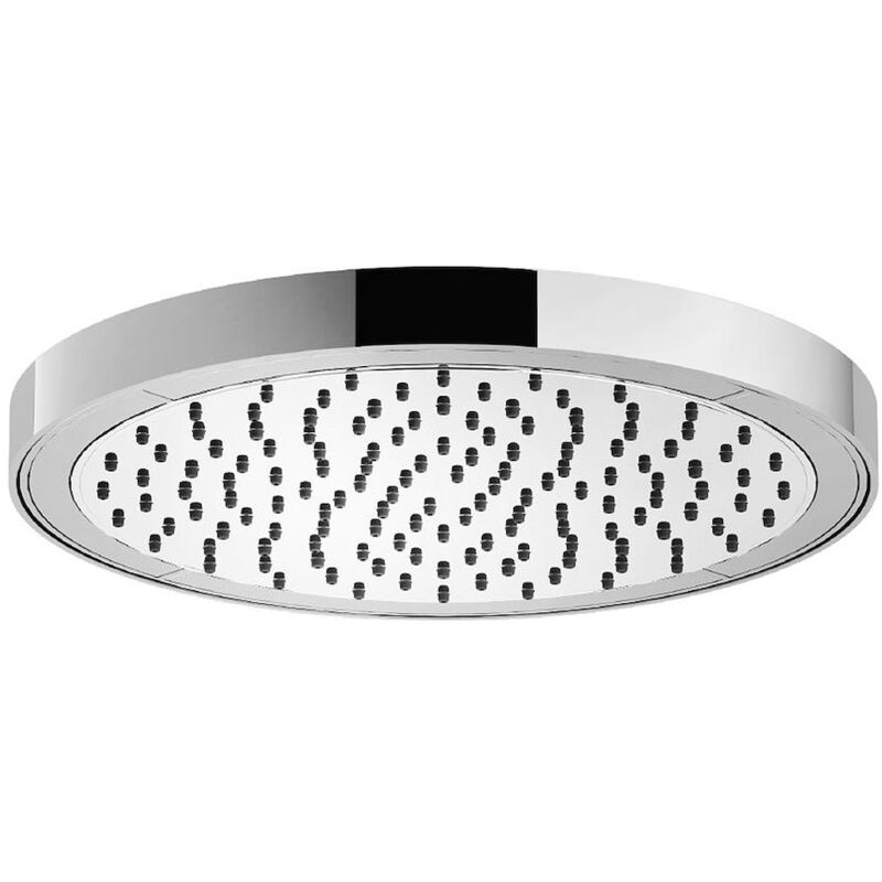 foto del prodotto nobili abc ad139 10 soffione snodo tondo 20 1 via getto pioggia anticalcare abs cromato codice prod ad139 10cr