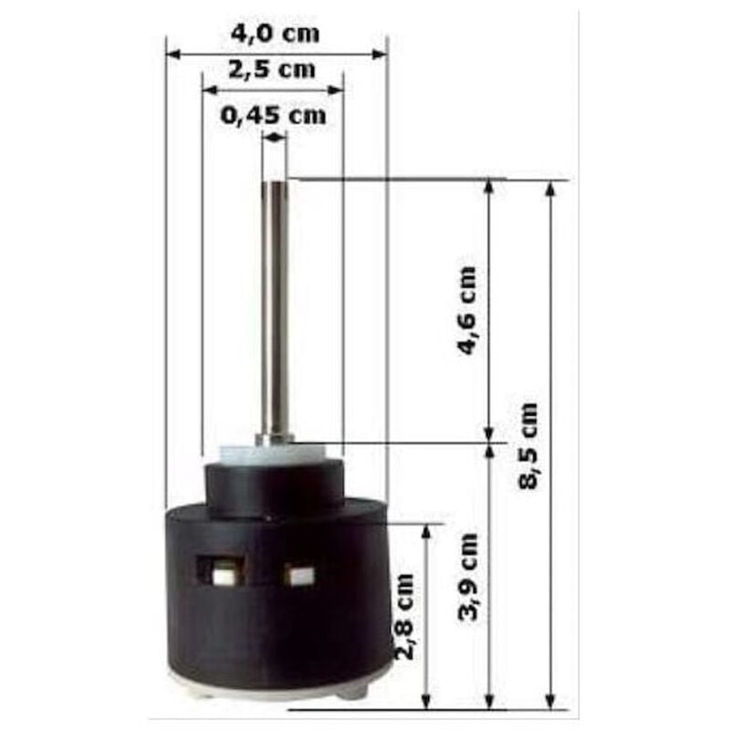 foto del prodotto nobili cartuccia joystick c fondo 40 codice prod rcr465