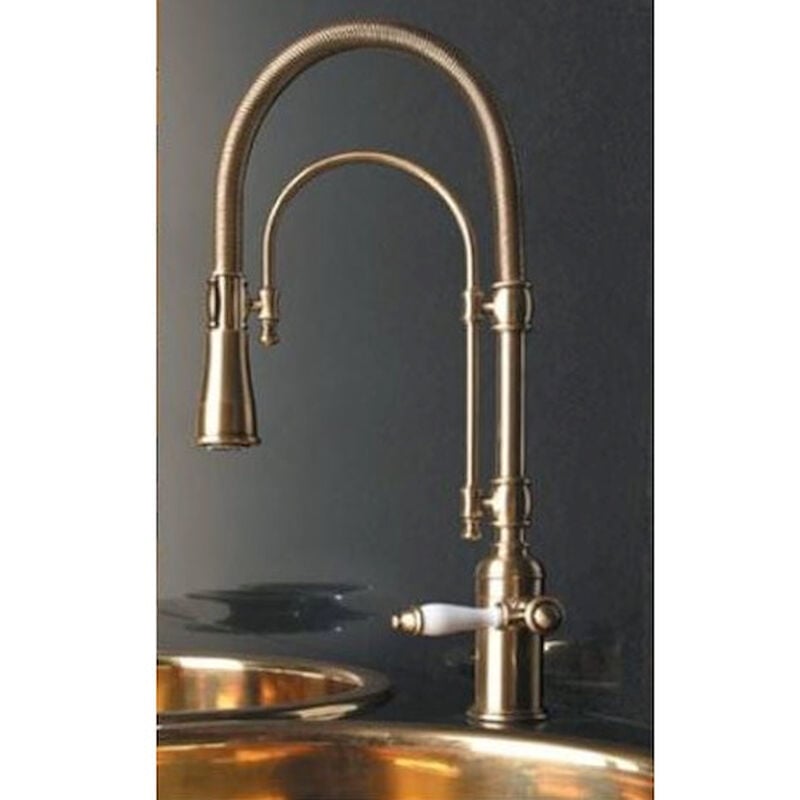 foto del prodotto nobili charlie rubinetto cucina con molla con bocca girevole codice prod ch75300br