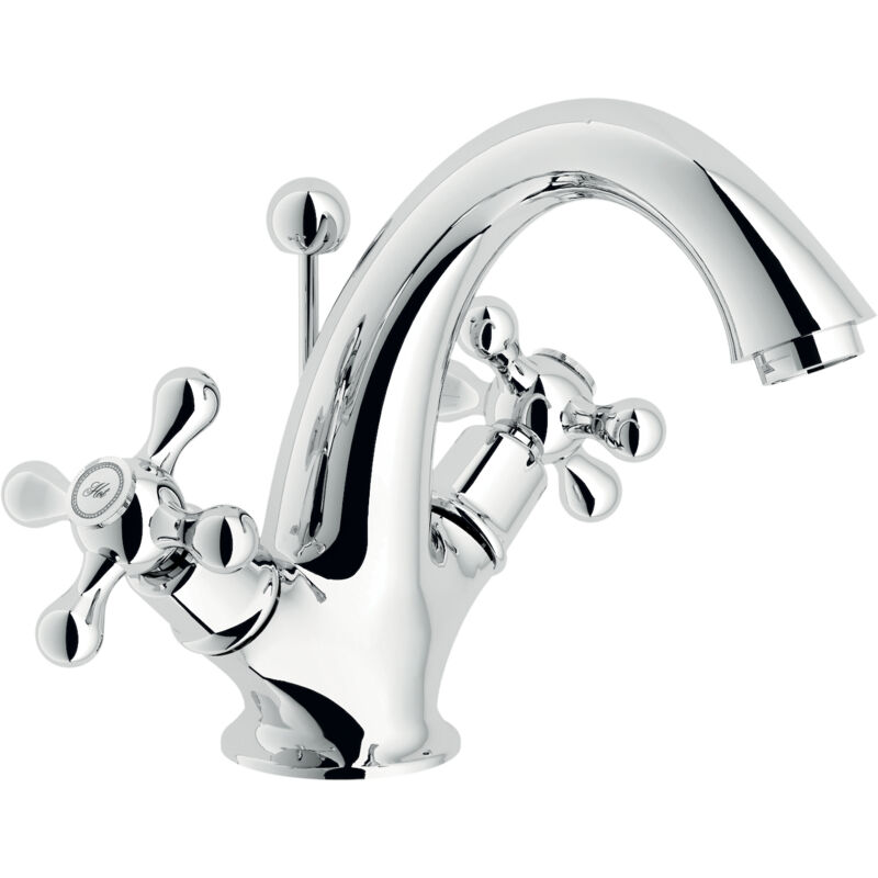foto del prodotto nobili grazia rubinetto lavabo 2 maniglie codice prod grc5118 6cr