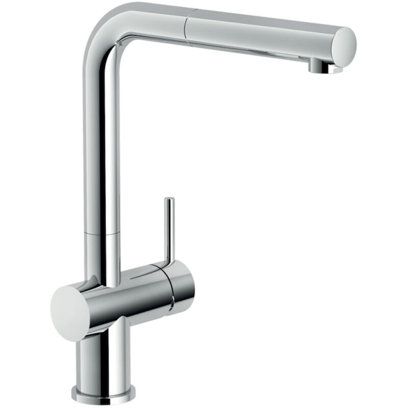 foto del prodotto nobili live rubinetto cucina sottofinestra con bocca girevole codice prod lv00117 71cr