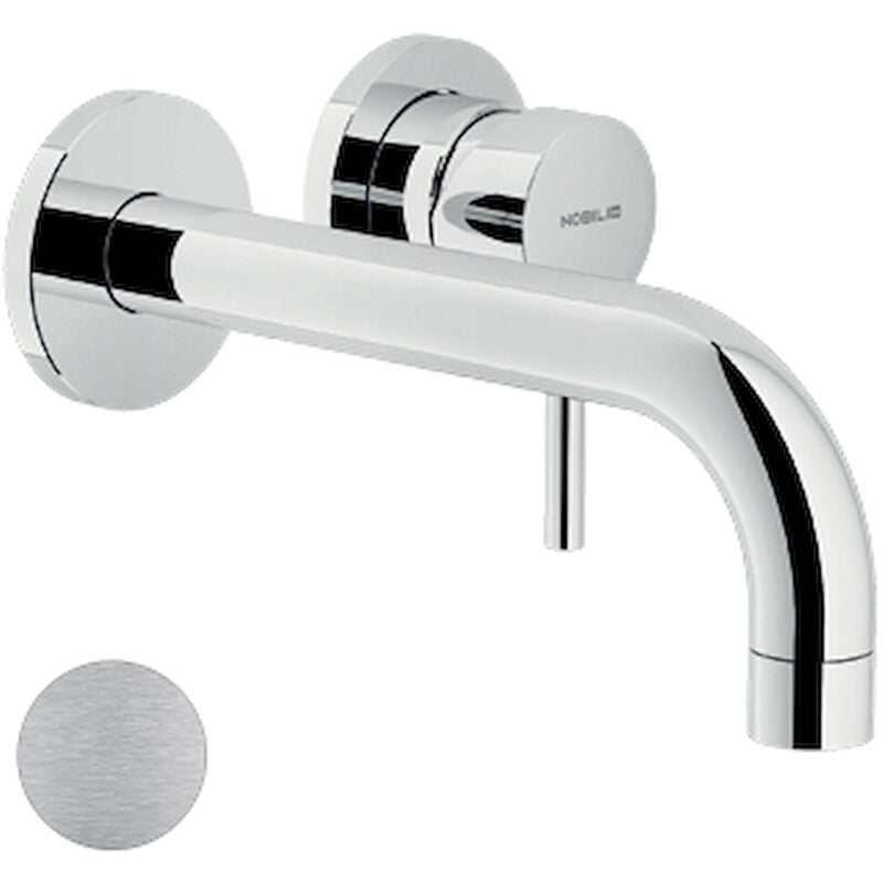 foto del prodotto nobili live rubinetto lavabo a parete senza piletta codice prod lv00199ix