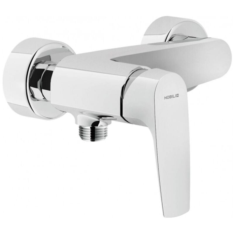 foto del prodotto nobili - miscelatore doccia monocomando 148 mm esterno in ottone cromato