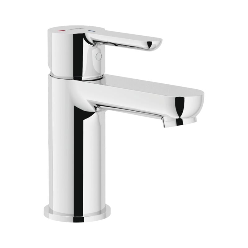 foto del prodotto nobili miscelatore lavabo a risparmio idrico ed energetico serie abc abh87118 2cr cromato ottone