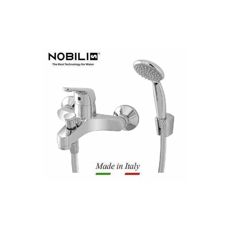 foto del prodotto nobili miscelatore monocomando vasca serie italia cromato made in italy