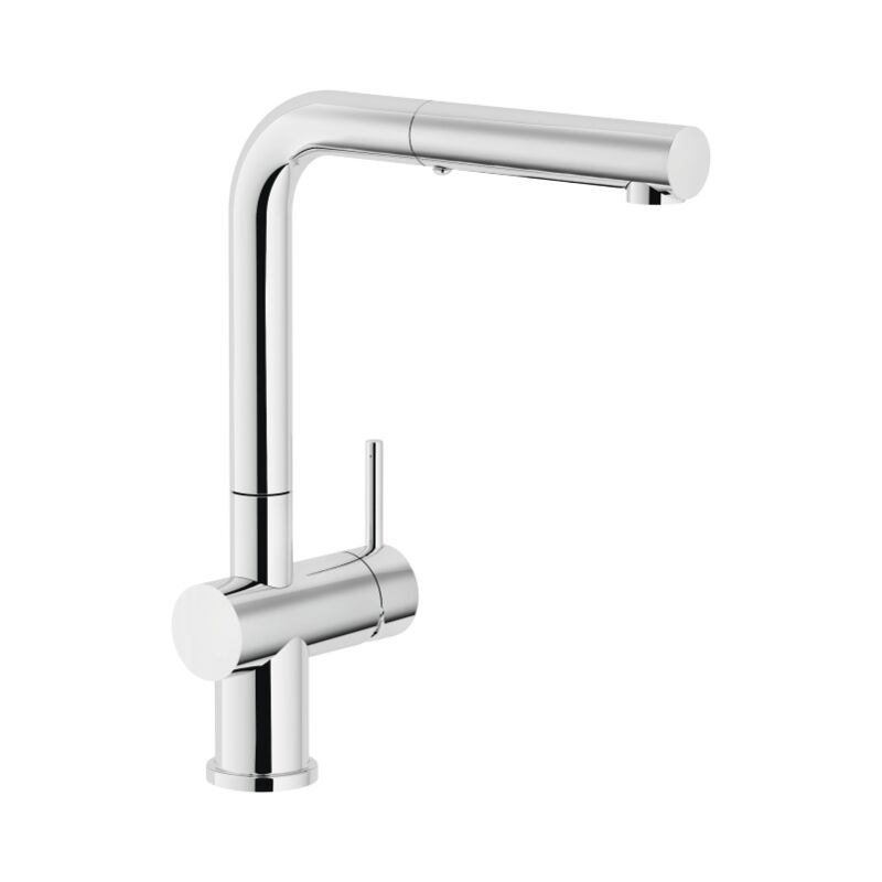 foto del prodotto nobili miscelatore per lavello monocomando con doccetta estraibile serie live lv00117 2cr cromato ottone