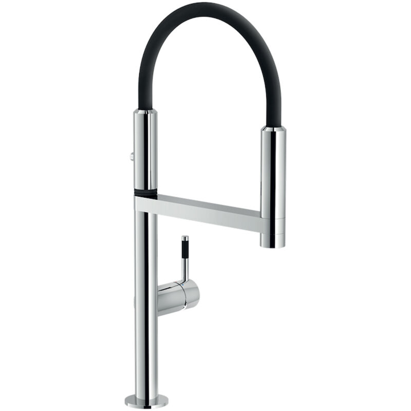 foto del prodotto nobili move miscelatore lavello bocca girevole cromato codice prod mv92400 50cr