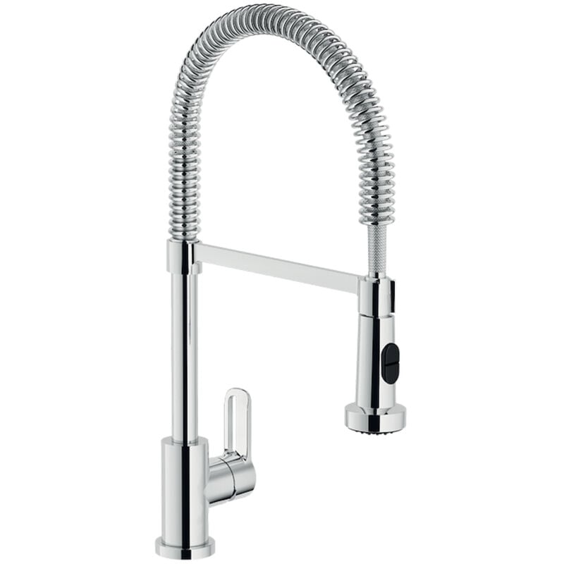 foto del prodotto nobili new road rubinetto cucina con molla codice prod rd00300 3cr