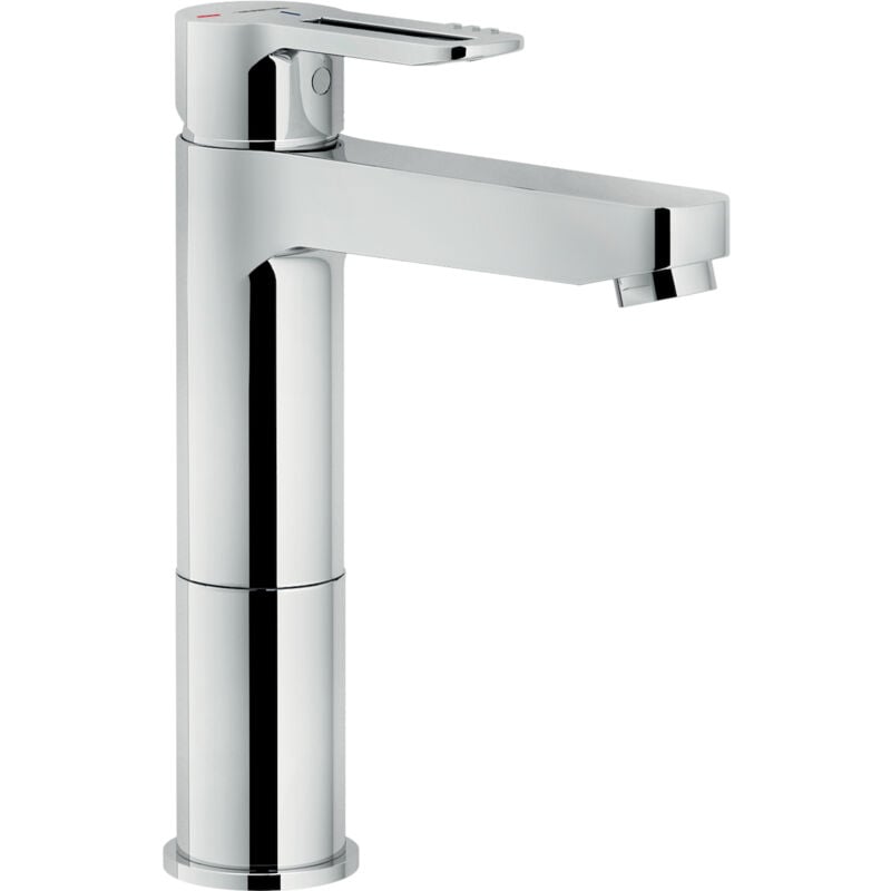 foto del prodotto nobili new road rubinetto lavabo monoleva a bocca alta codice prod rde0158 2cr
