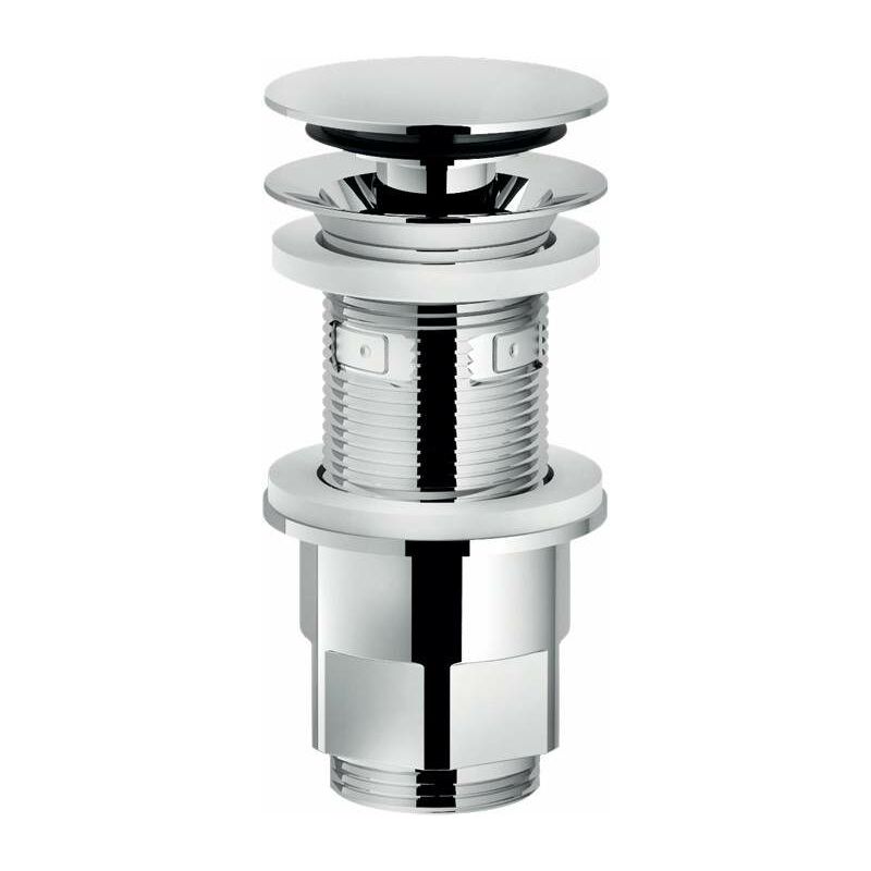 foto del prodotto nobili piletta di scarico clic clac 1 1 4 in colore cromato av00110 3cr cromo