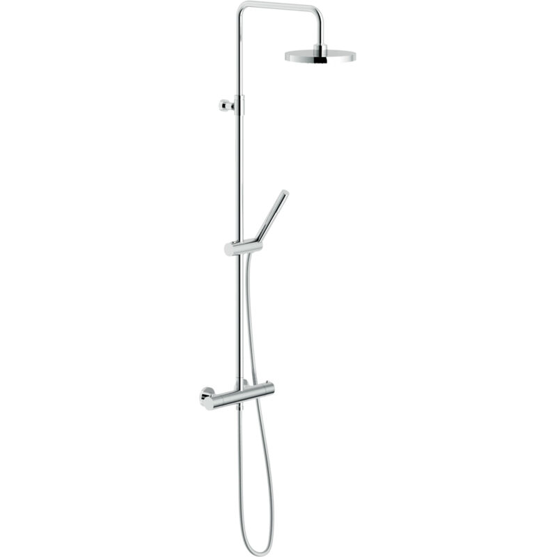 foto del prodotto nobili plus miscelatore colonna doccia con doccetta 1 getto termo con soffione cromato codice prod pl00030 50cr