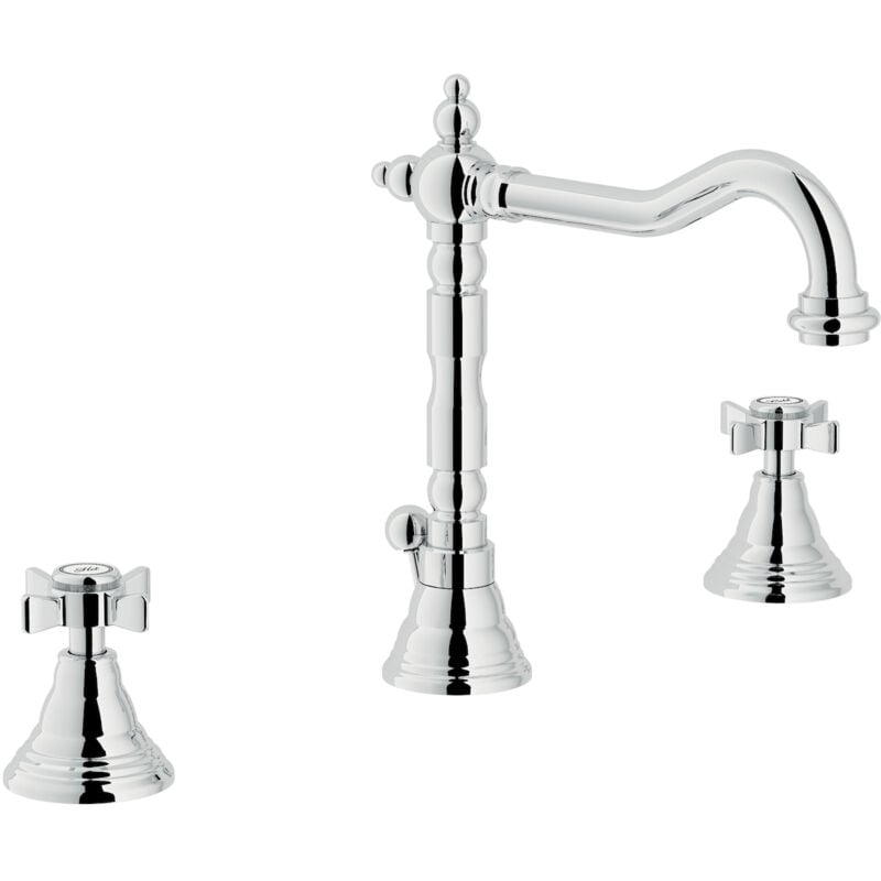 foto del prodotto nobili ritz rubinetto lavabo 3 fori codice prod ri49011 1cr