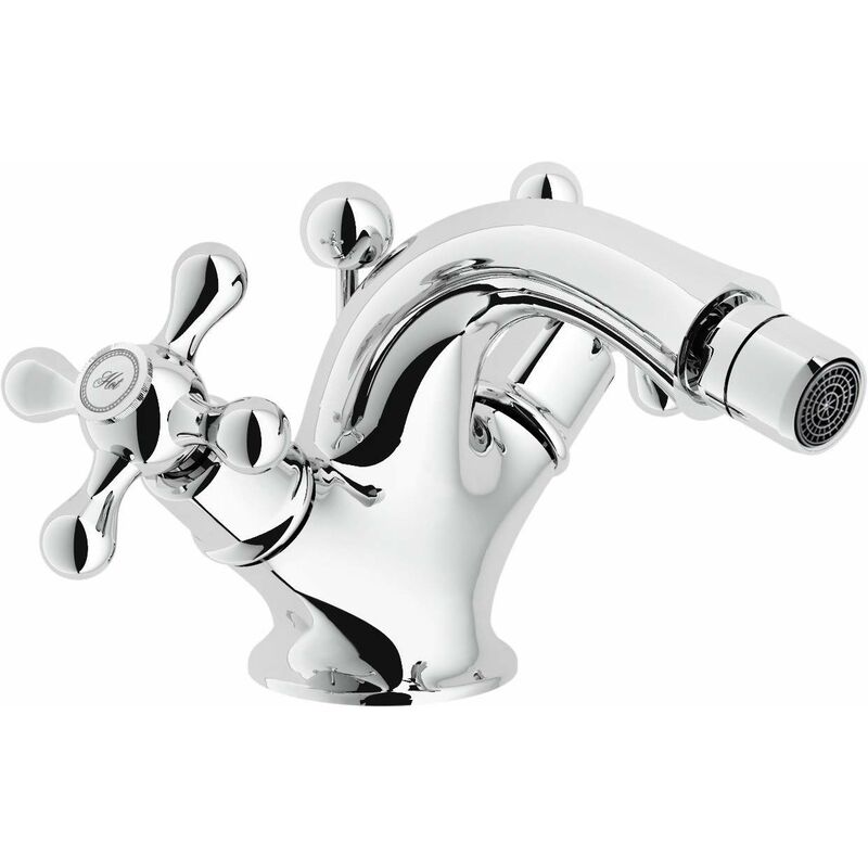 foto del prodotto nobili rubinetto bicomando monoforo per bidet grazia grc5119 6cr cromo piletta con salterello 1 1 4