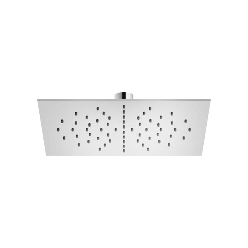 foto del prodotto nobili soffione per doccia a snodo quadrato 200x200mm carlo ad139 117cr