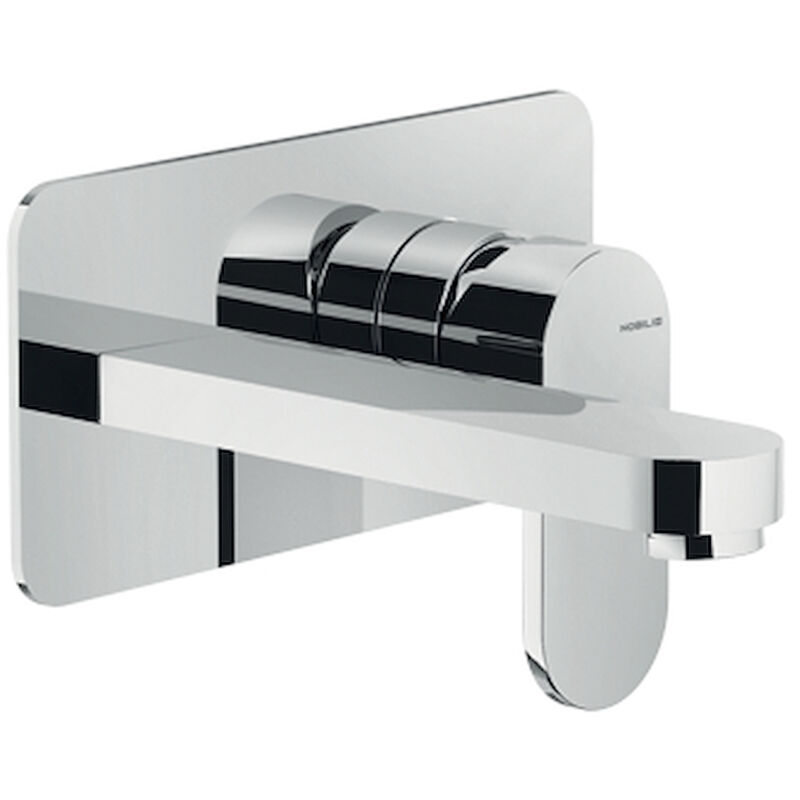 foto del prodotto nobili up rubinetto lavabo a parete senza piletta codice prod up94198cr