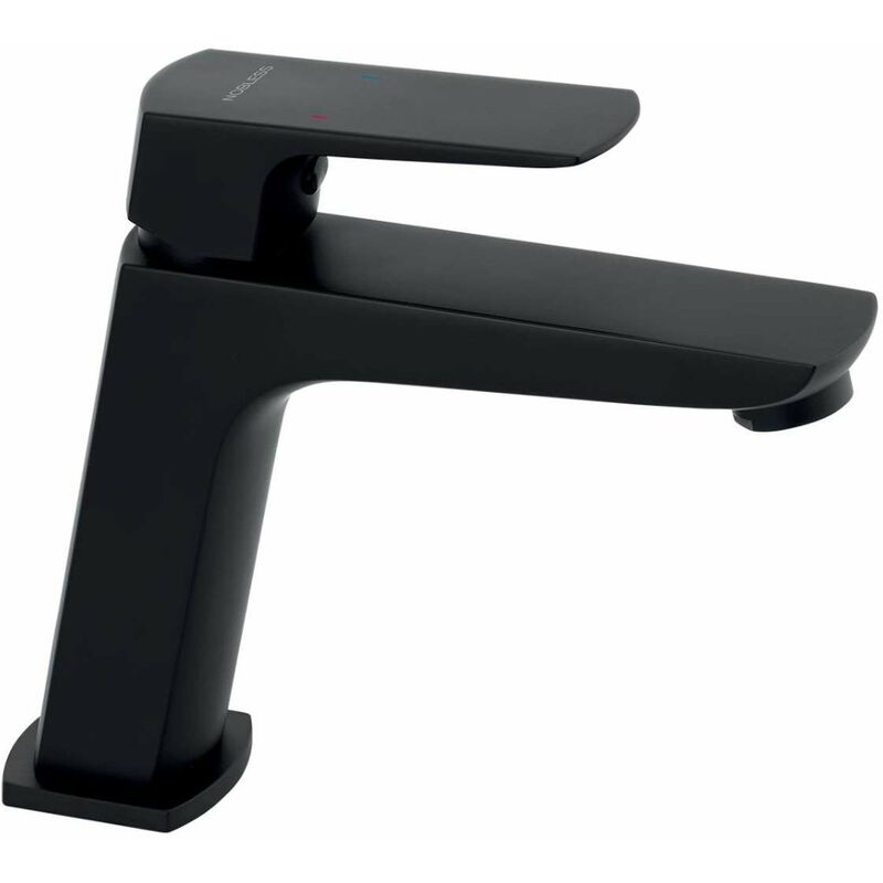 foto del prodotto nobless ego miscelatore da lavabo, nero opaco 43001 1,5 novaservis