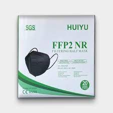 foto del prodotto nobrand maschere ff92 huiyu dpi ce0598 blk 20pz black