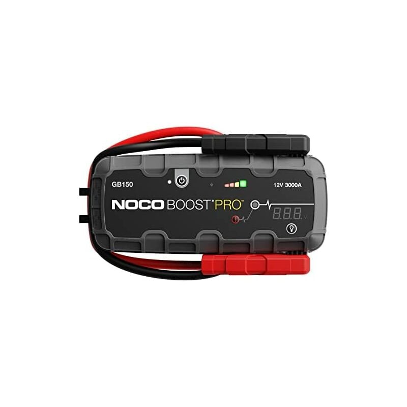 foto del prodotto noco boost pro gb150, avviatore di batterie ultrasafe 3000a 12v, caricabatterie professionale e cavi di avviamento per auto per motori a benzina