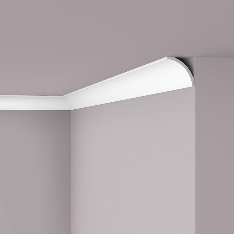 foto del prodotto noel marquet cornice soffitto parete nmc b8 nomastyl noel marquet modanatura tipo stucco design classico senza tempo bianco 2 m