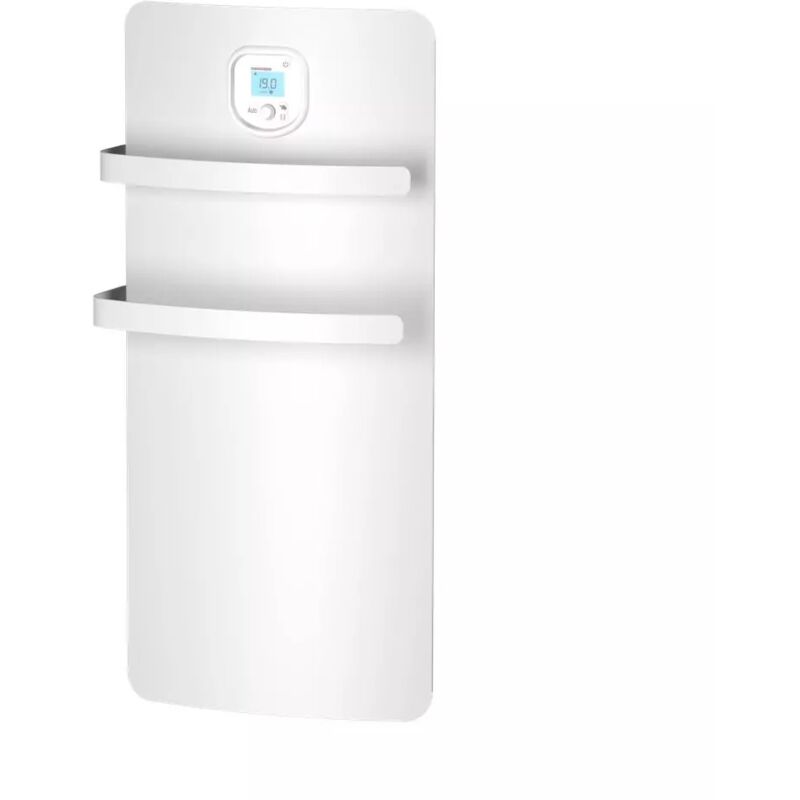 foto del prodotto noirot scaldasalviette anuri alluminio rx e soffiante 1200w 36,6x74,1x17,4 cm programmabile rilevamento finestra bianco