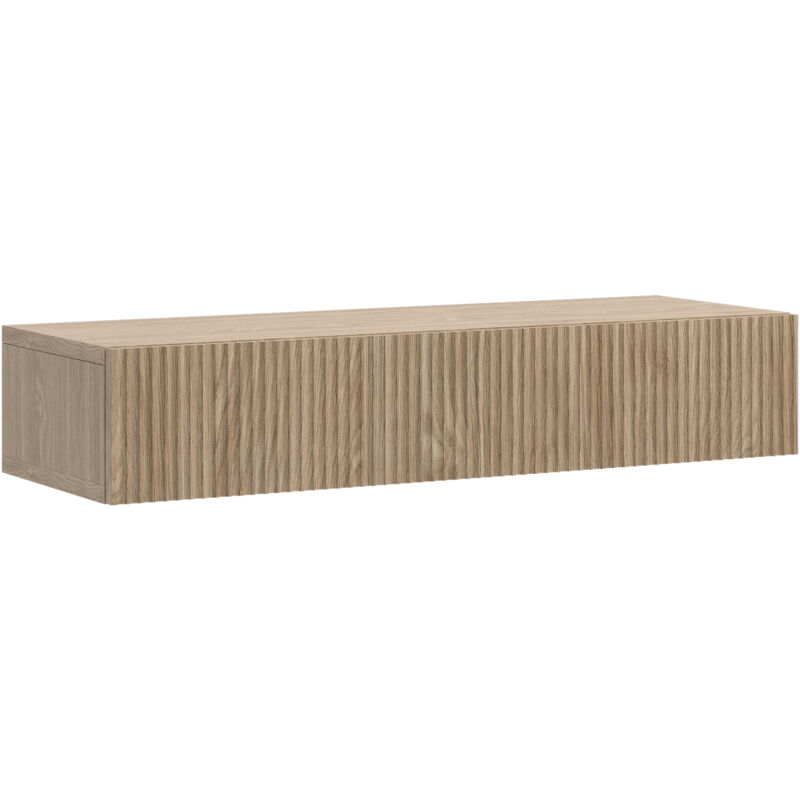 foto del prodotto nolie consolle con cassetti sospesa aspetto 90 cm aspetto rovere selsey