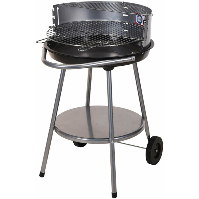 foto del prodotto non barbecue a carboni con ruote grill nero 51 cm