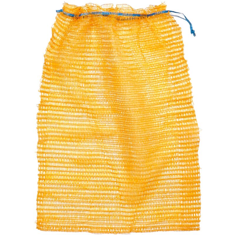 immagine 0 del prodotto noor borse net, maglia a rete mesh bag sacco con parte superiore del legame coulisse per kindling, 40 x 63 cm, marrone