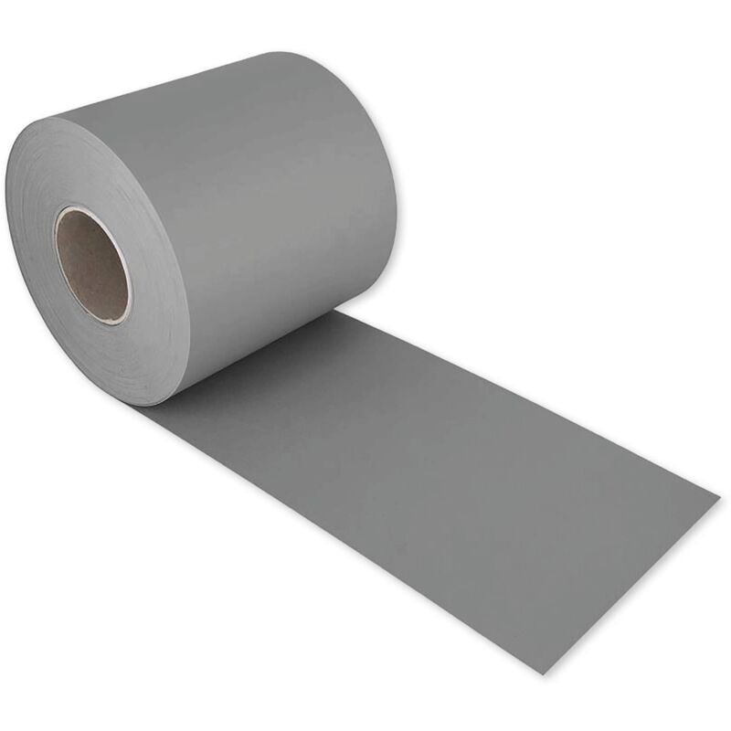 foto del prodotto noor strisce frangivista pp pro per recinzione a doppia asta, rotolo di protezione per recinzioni, colore grigio chiaro, 0,19 x 35 m, opache,