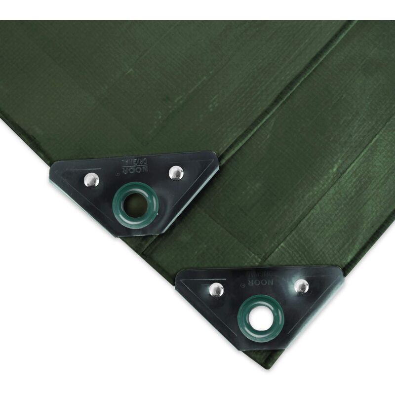 foto del prodotto noor, telone da esterni in polipropilene e polietilene, colore verde, 2 x 3 m