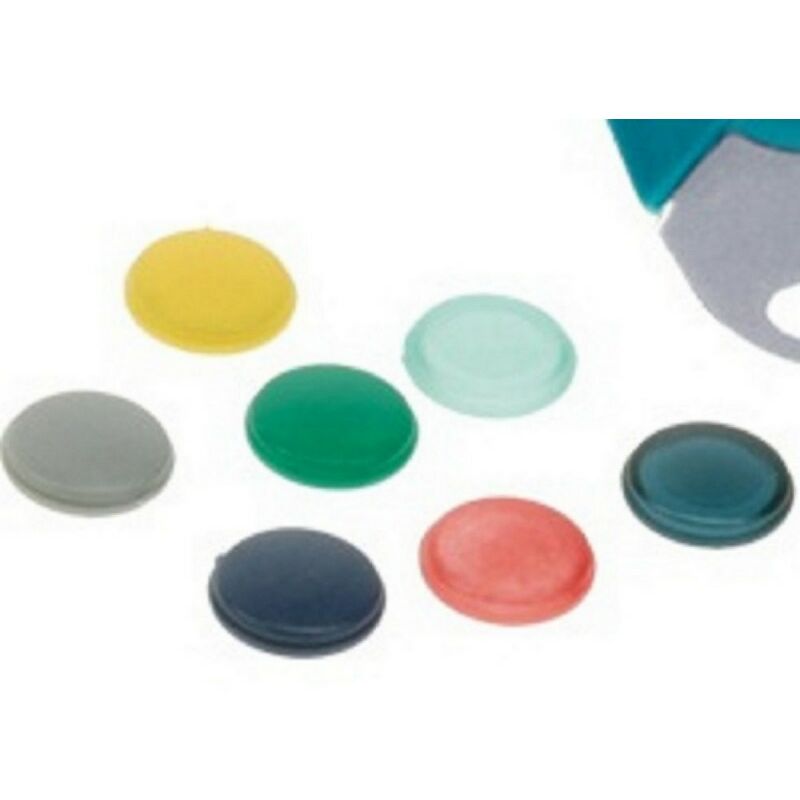 foto del prodotto noralsy set di 8 pallini colorati per badge campikey