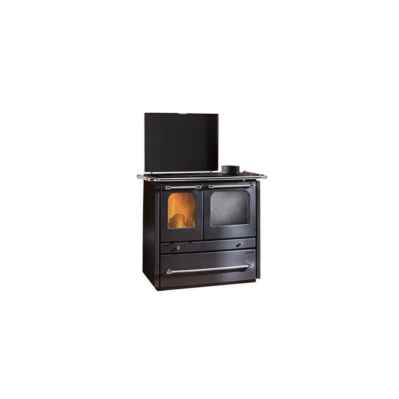 foto del prodotto nordica termocucina a legna sovrana dsa potenza 13,5 kw cm.96x64xh89