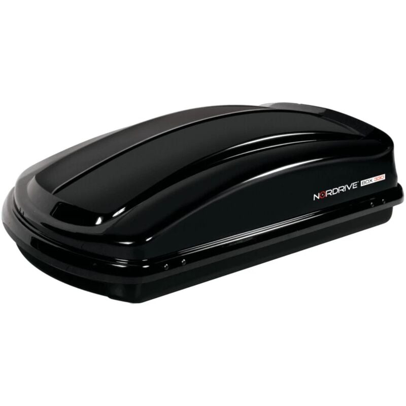 foto del prodotto nordrive box tetto per auto 330 litri in abs nero lucido n60002