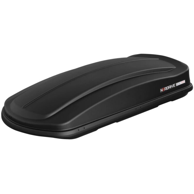 foto del prodotto nordrive box tetto per auto 530 litri in abs nero goffrato n60019