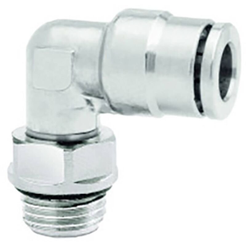 foto del prodotto norgren imi raccordo angolato orientabile 102470428 filetto esterno 1 4 tubo 4 mm 1 pz.